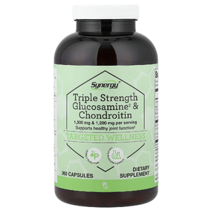 Vitacost, Synergy®, глюкозамин и хондроитин тройной силы действия, 360 капсул
