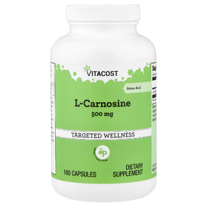 Vitacost, L-Carnosine, 500 mg, 180 Capsules