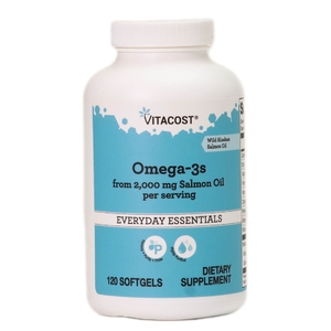 Vitacost, омега-3, 120 капсул