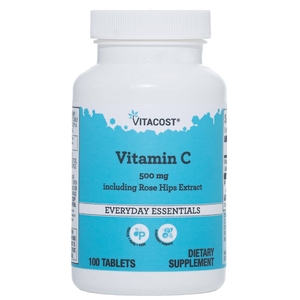 Vitacost, витамин C с экстрактом шиповника, 100 таблеток