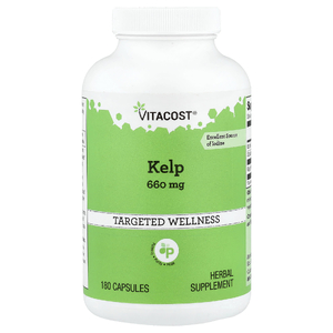 Vitacost, Kelp, 660 mg, 180 Capsules
