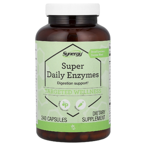 Vitacost, Synergy®, Super Daily, ферменты, 240 капсул