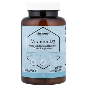 Vitacost, Synergy®, витамин D3, 60 капсул