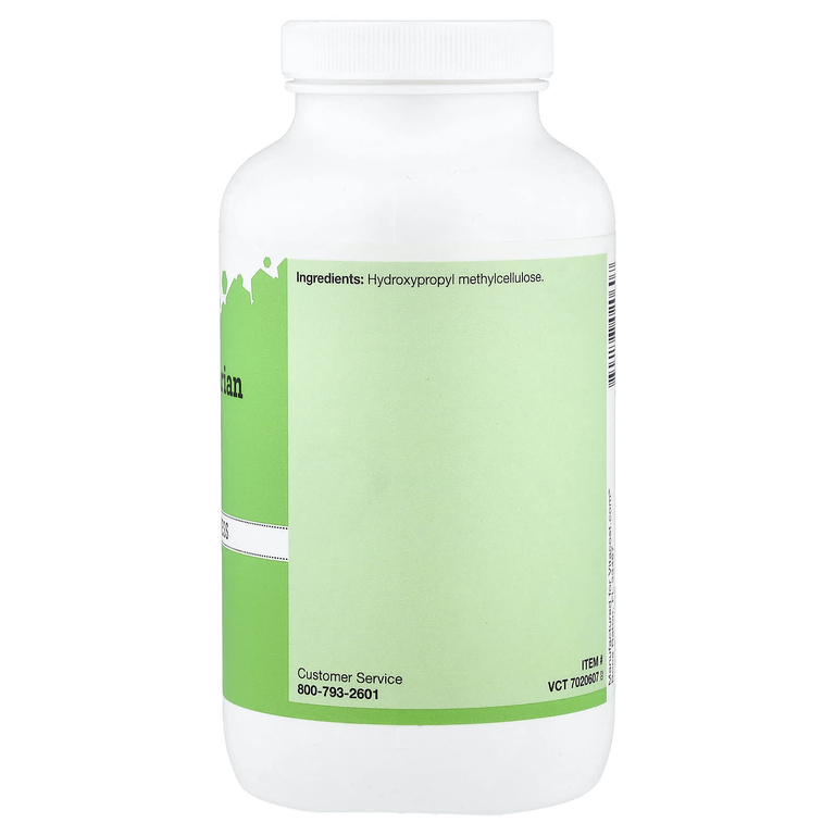 Vitacost, пустые вегетарианские капсулы, размер 00, 300 капсул