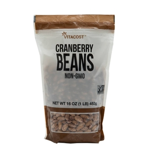 Vitacost, красно-белая пятнистая фасоль, 450 г (16 унций)