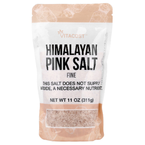 Vitacost, розовая гималайская соль, мелкая, 311 г (11 унций)