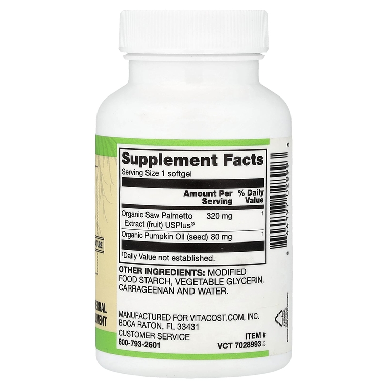 Vitacost, Root2™, Saw Palmetto Extract Including Pumpkin Seed Oil, 60 Softgels (Товар снят с продажи) 