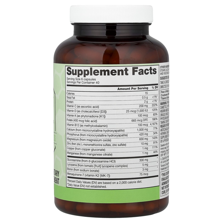 Vitacost, Synergy®, комплекс для укрепления костей, 240 капсул