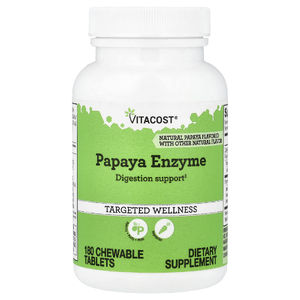 Vitacost, Papaya Enzyme, 180 Chewable Tablets (57 mg per Capsule)