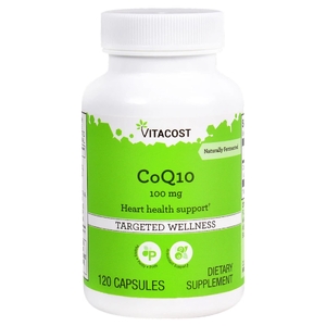 Vitacost, коэнзимQ10, 100 мг, 120 капсул