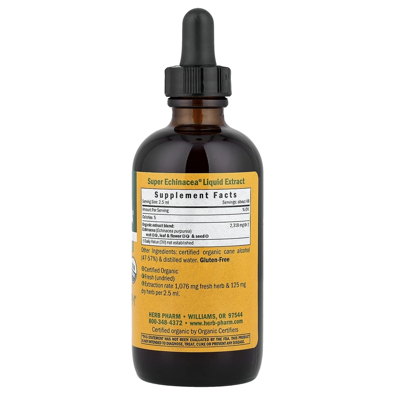 Herb Pharm, Super Echinacea®, 120 мл (4 жидк. унции) (Товар снят с продажи) 