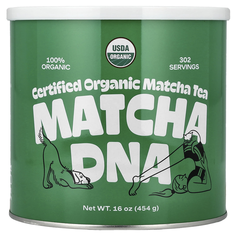 Matcha DNA, сертифицированный органический чай матча, 454 г (16 унций)