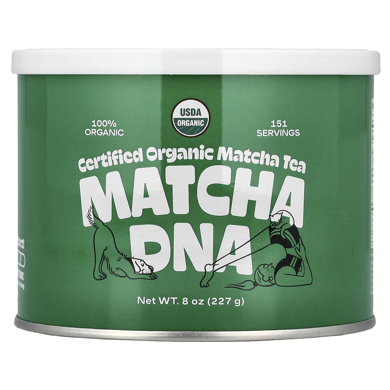 Matcha DNA, сертифицированный органический чай матча, 227 г (8 унций)