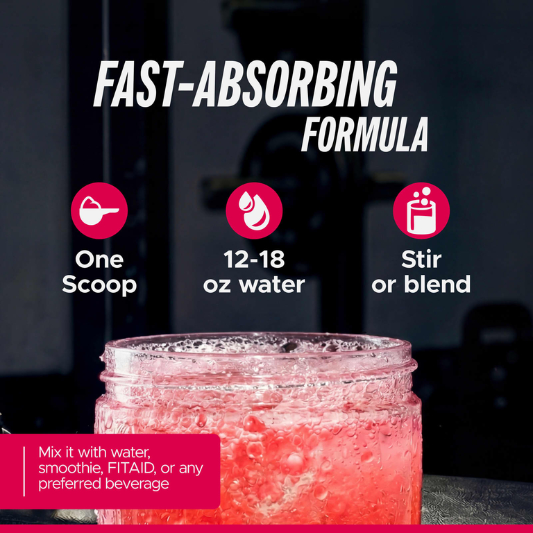 FITAID, Essentials, моногидрат креатина, со вкусом арбуза, 372 г (13,1 унции)