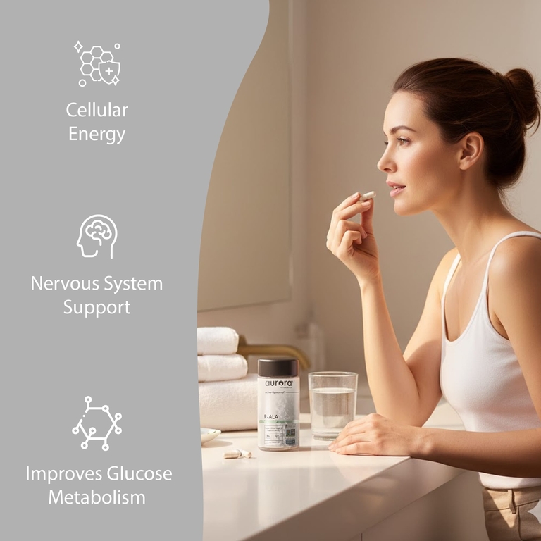 Aurora Nutrascience, R-АЛК, 60 капсул