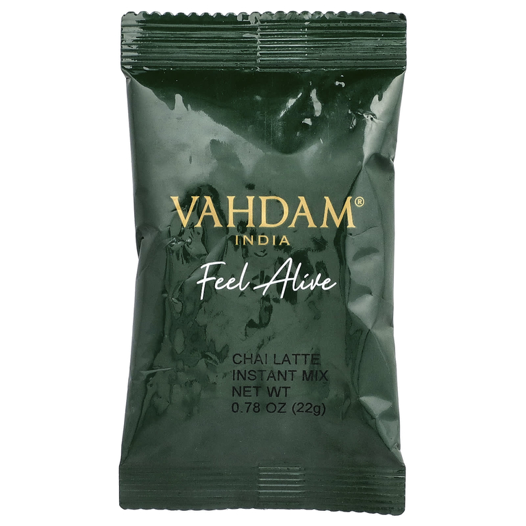 Vahdam Teas, растворимая смесь, чай латте, 10 пакетиков, 220 г (Товар снят с продажи) 