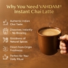 Vahdam Teas, растворимая смесь, чай латте, 10 пакетиков, 220 г (Товар снят с продажи) 
