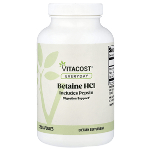 Vitacost, Everyday, бетаин HCl, 250 капсул