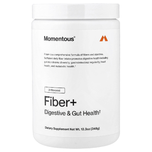 Momentous, Fiber+, без добавок, 348 г (12,3 унции)