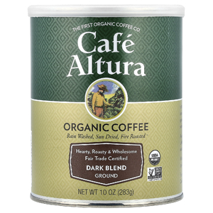 Cafe Altura, органический кофе, молотый, темная смесь, 283 г (10 унций)