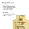 Cymbiotika, липосомальные витамины D3, K2 и коэнзим Q10, мандарин, 28 пакетиков по 5 мл (0,17 жидк. унции)