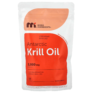 Micro Ingredients, масло антарктического криля, 120 капсул (1000 мг в 1 капсуле)