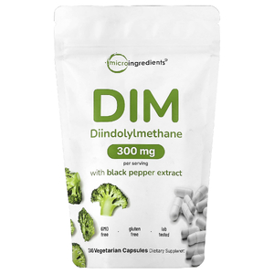 Micro Ingredients, DIM с экстрактом чёрного перца, 240 вегетарианских капсул
