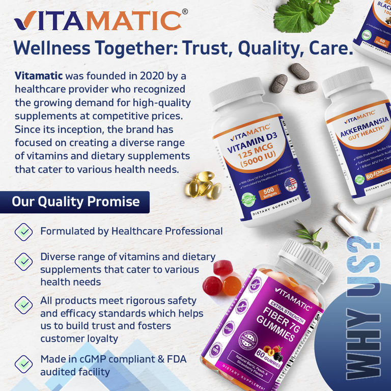 Vitamatic, глюкозамин, МСМ, хондроитин и куркума, 180 растительных капсул