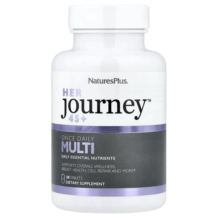 NaturesPlus, Her Journey™ 45+, мультивитамины для приема один раз в день, 30 таблеток