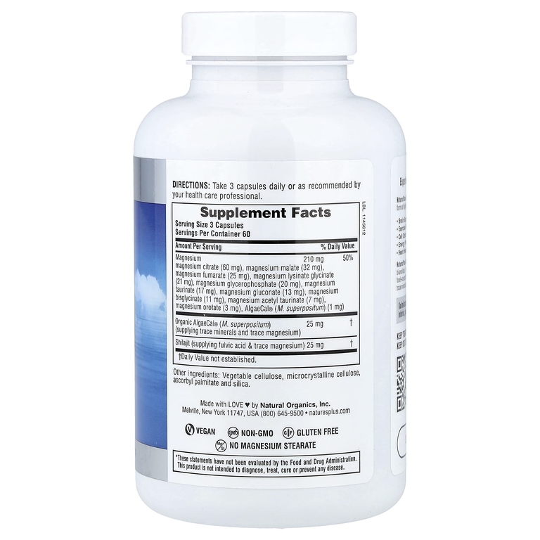 NaturesPlus, KalmAssure®, комплекс с магнием, 12, 180 капсул