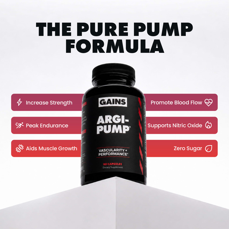 GAINS, Argi-Pump®, 90 капсул