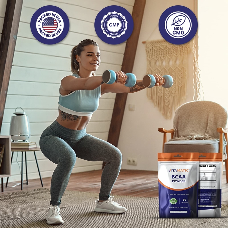 Vitamatic, BCAA в порошке, 500 г (17,6 унции)