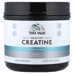 Terra Origin, здоровый креатин, без вкусовых добавок, 515 г (18,17 унции)