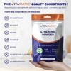 Vitamatic, L-серин в порошке, 250 г (8,8 унции)