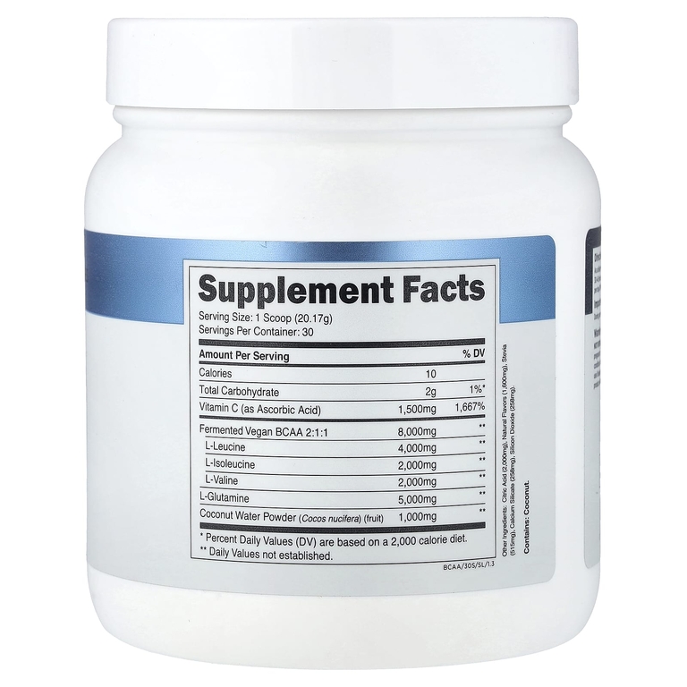 Transparent Labs, Core Series, BCAA и глутамин, клубничный лимонад, 604 г