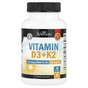 BioSchwartz, витамины D3 и K2, 60 мягких таблеток