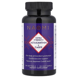NAOMI, астаксантин + коэнзим Q10, 30 капсул