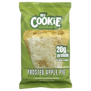 My Cookie Dealer Protein, Протеиновая выпечка, яблоко с мастом, 12 булочных пирогов по 73 г (2,6 унции) каждая.