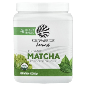 Sunwarrior, Harvest, органическая смесь для приготовления напитка с матча, 300 г (10,6 унции)