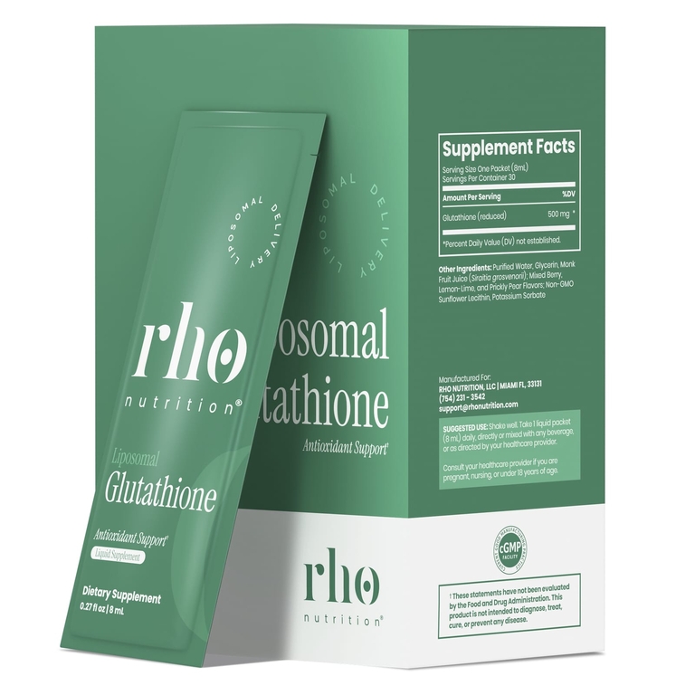 Rho Nutrition, липосомальный глутатион, 30 жидких пакетиков, 8 мл (0,27 унции)