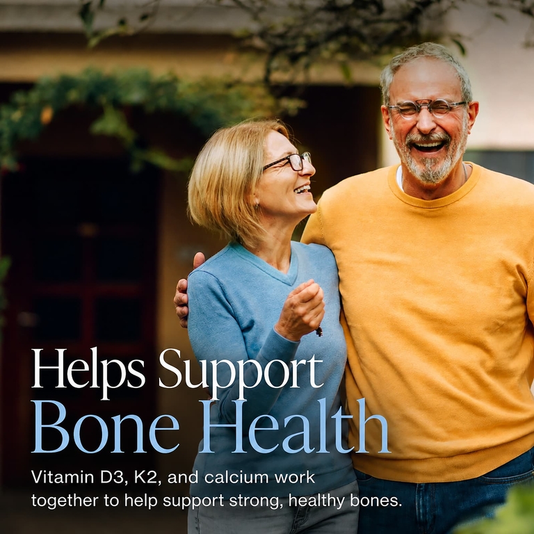 Pure Micronutrients, Комплекс D3 + K2 с кальцием и чёрным перцем, 60 капсул