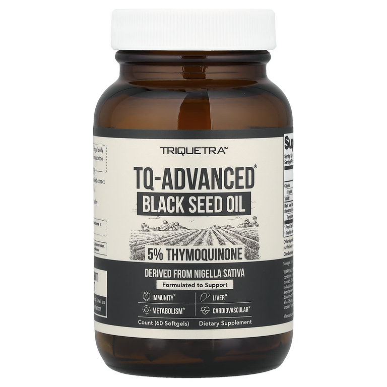 Triquetra Health, TQ-Advanced® Масло семян чёрного тмина, 60 мягких капсул