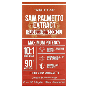 Triquetra Health, Экстракт серенои плюс масло семян тыквы, 60 капсул