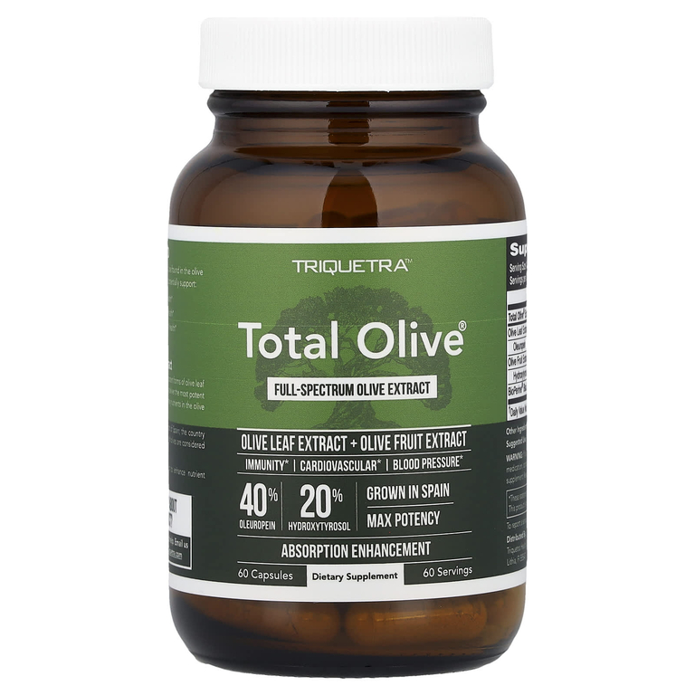 Triquetra Health, Total Olive®, 60 капсул