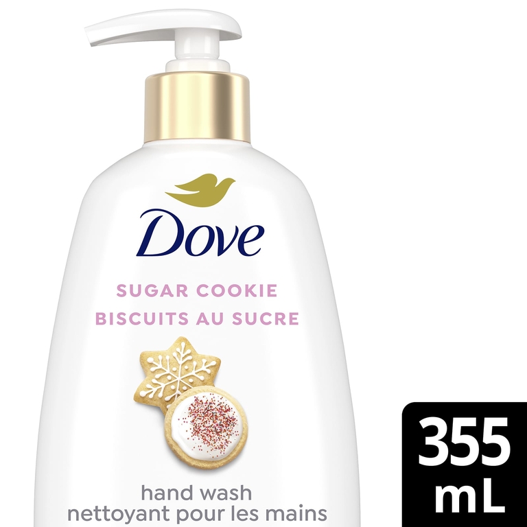 Dove, Holiday Treats, ручная мытья, сахарное печенье, 355 мл