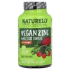 NATURELO, Веганский цинк с витамином C, 120 вегетарианских капсул