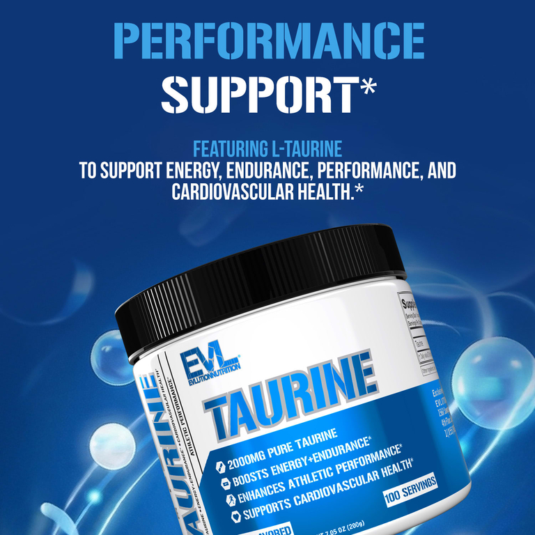 EVLution Nutrition, Таурин без добавок, 200 г