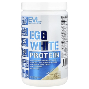 EVLution Nutrition, Яичный белок, без добавок, 0,5 фунта (234 г)