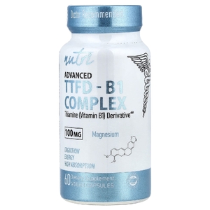 Nutri, Улучшенный комплекс TTFD-B1, 60 веганских капсул