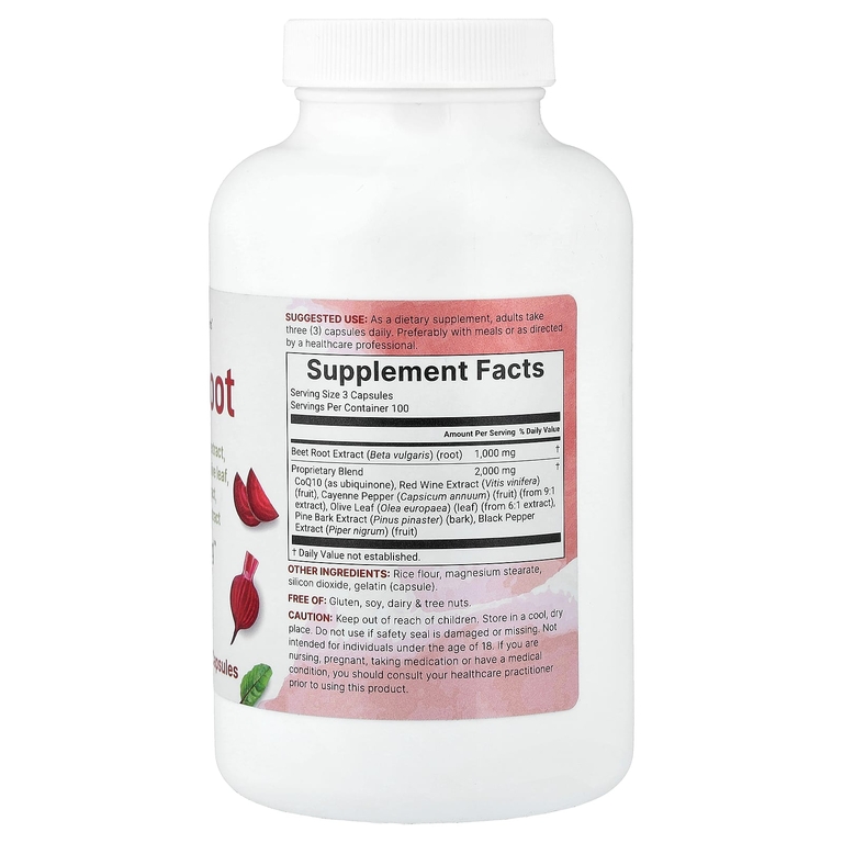 Micro Ingredients, Корень свёклы, 300 капсул